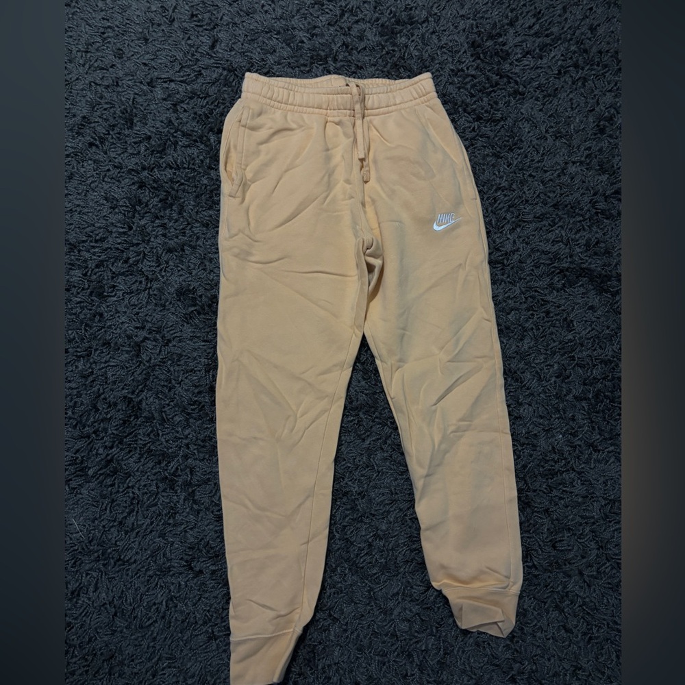 Pastel Orange Nike Sweatpants